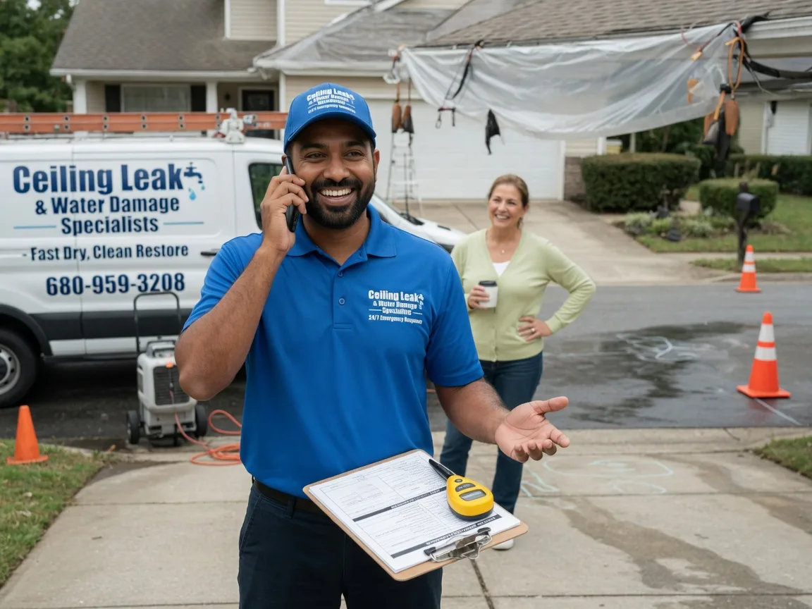 Ceiling Leak Cleanup Pottsville, AR FAQs