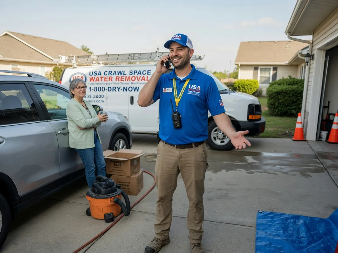 Crawl Space Water Removal Pottsville, AR FAQs